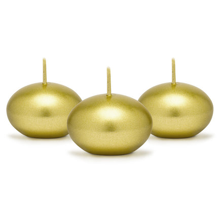 Candele galleggianti oro 4cm 50pz