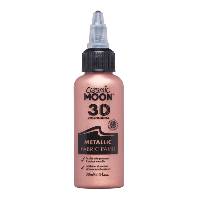 Cosmic Moon Vernice metallizzata per tessuti Oro Rosa 30ml