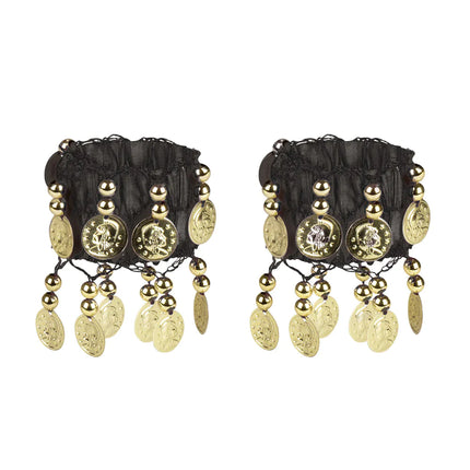 Set di accessori Black Belly Dancer 4 pezzi