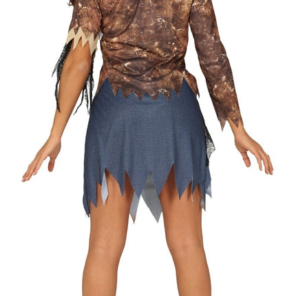 Costume Halloween da zombie donna L