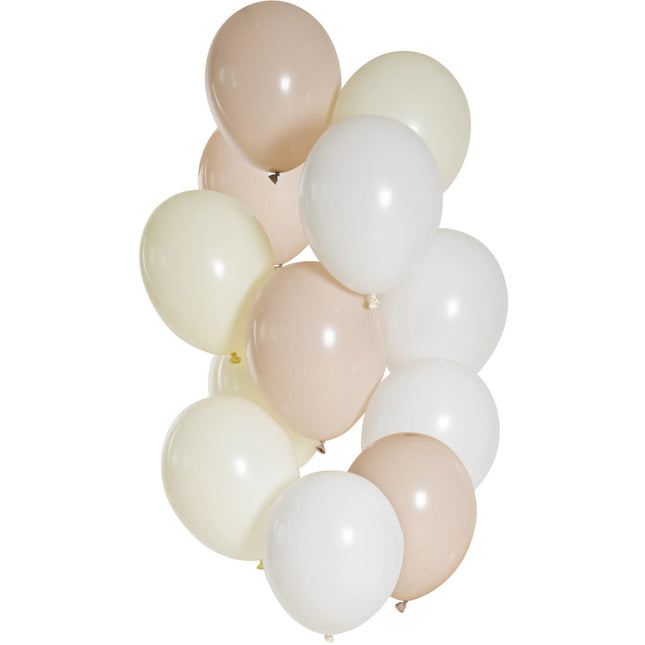 Palloncini beige 33cm 12pz