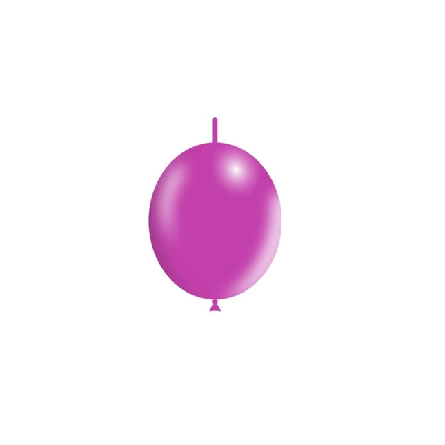 Palloncini a bottone fucsia 15cm 100pz