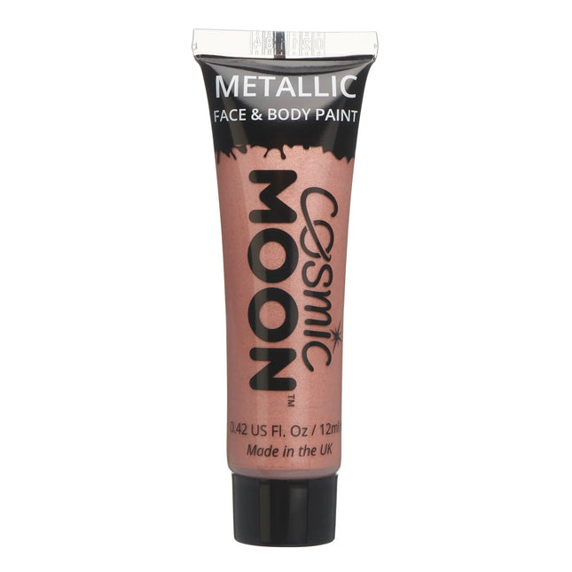 Cosmic Moon Metallic Face Paint Rose Gold 12 ml