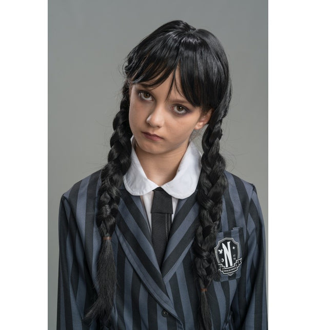 Costume Wednesday Uniforme scolastica nero/grigio bambino