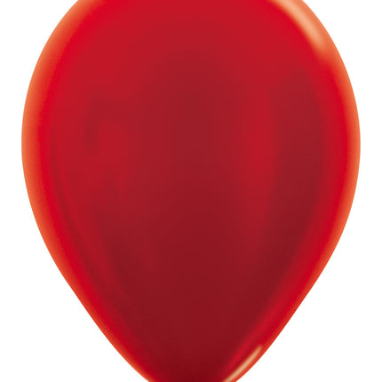 Palloncini Metallic Red 30cm 12pz