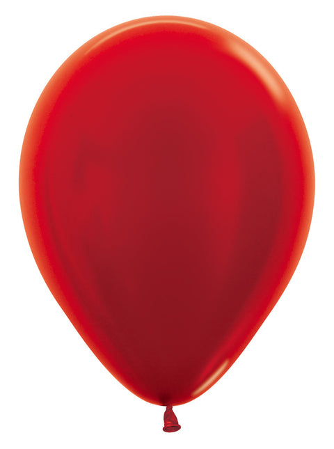 Palloncini Metallic Red 30cm 12pz