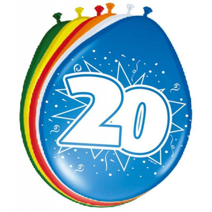 Palloncini 20 anni 30cm 8pz