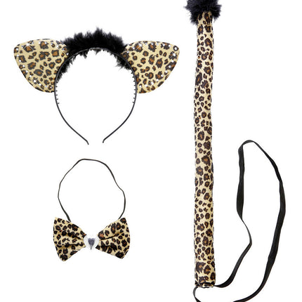 Set di costumi da leopardo, 3 pezzi