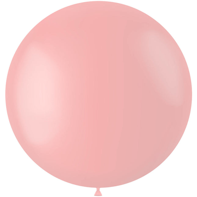 Palloncino rosa chiaro rosa polvere 80 cm