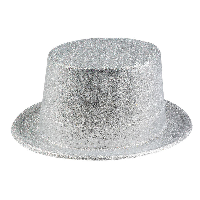 Cappello Argento Glitterato 29cm