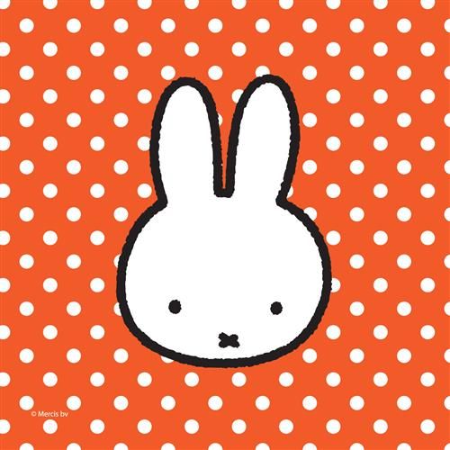 Tovaglioli Miffy Decorazione 25cm 20pz