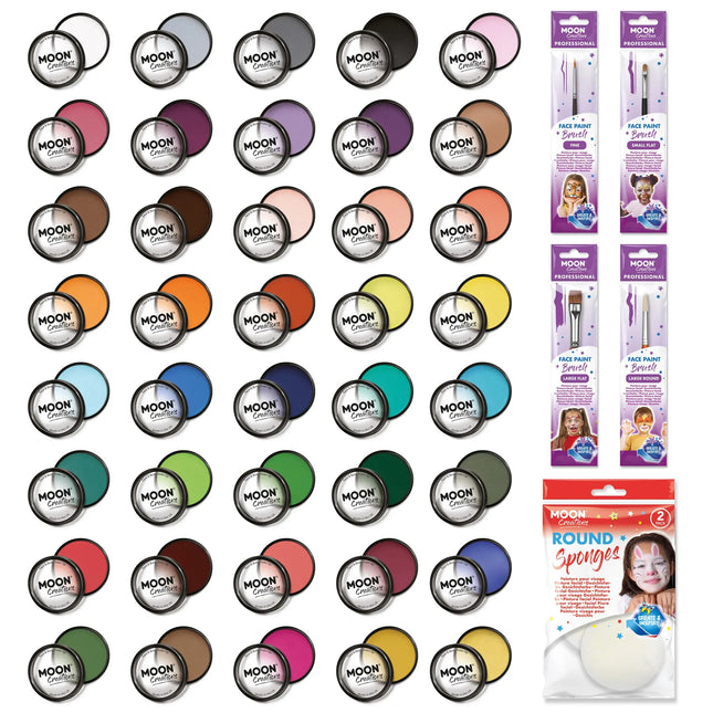 Moon Creations Pro Face Paint Cake Pots Viola 36g