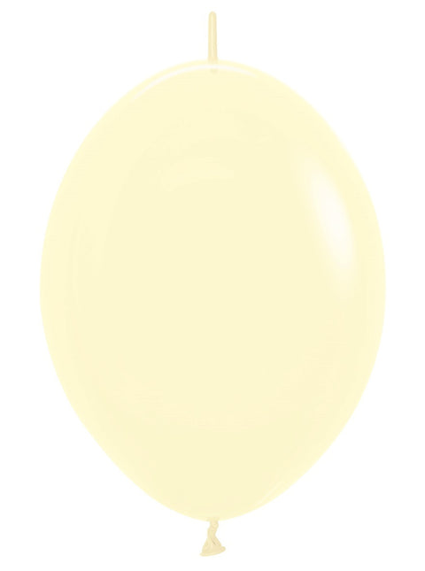 Palloncini giallo pastello opaco 30cm 50pz