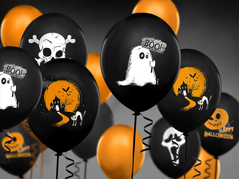 Palloncini Halloween Boo 30cm 50pz