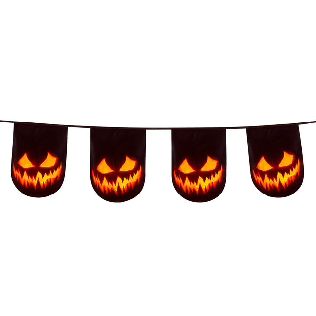 Bandiera di Halloween Creepy Pumpkin 6m