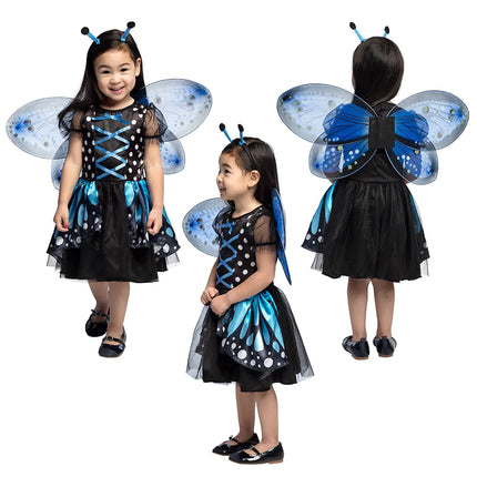 Costume Ragazze Farfalla 3/4 anni