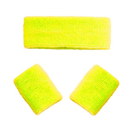 Fasce elastiche giallo neon 3 pezzi