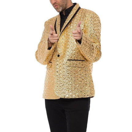 Blazer d'oro uomo