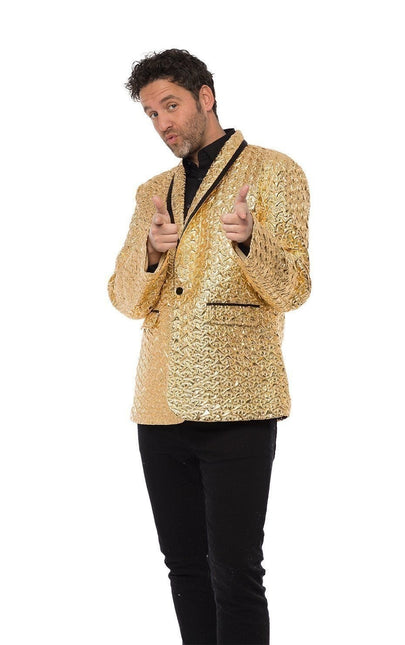 Blazer d'oro uomo