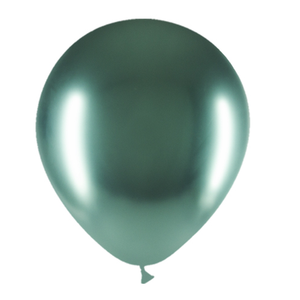 Palloncini verdi cromo 30cm 50pz