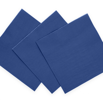 Tovaglioli blu a 3 strati 33cm 20pz