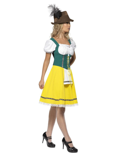 Abito Dirndl Oktoberfest Giallo