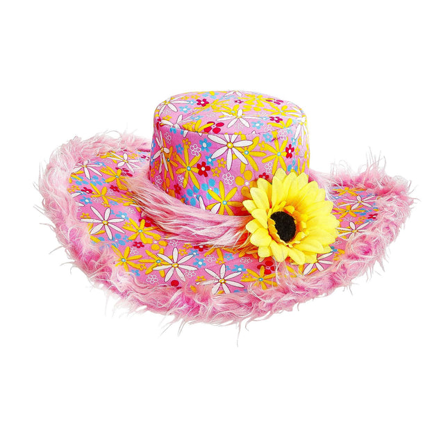 Cappello rosa Girasole rosa