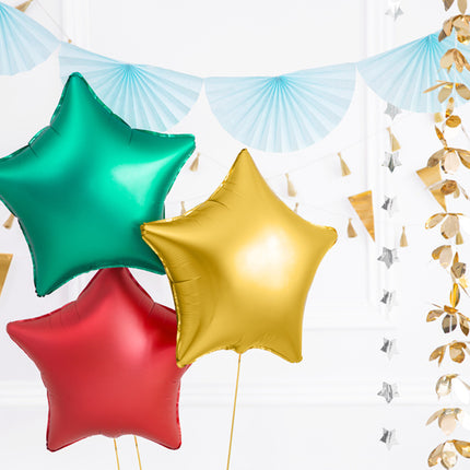 Palloncino ad elio Star Gold vuoto 48 cm