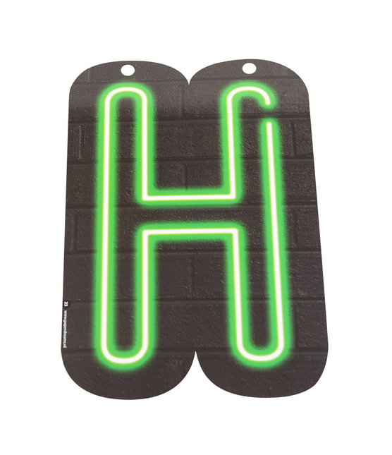 Lettera al neon H 24 cm