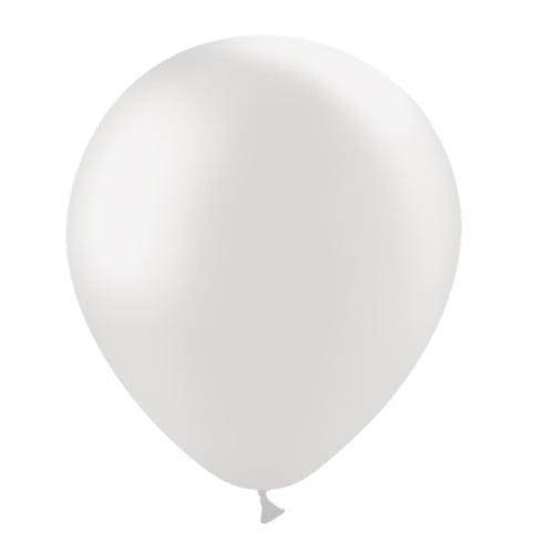 Palloncini grigio chiaro metallizzati 30cm 10pz