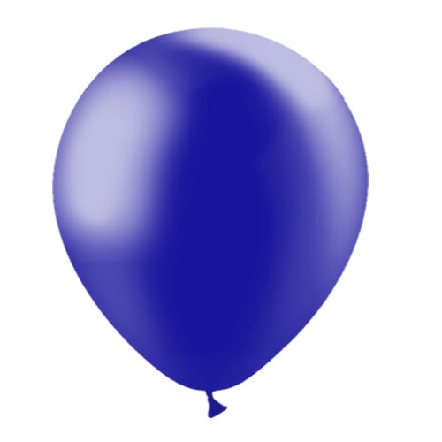 Palloncini blu scuro metallizzati 30cm 10pz