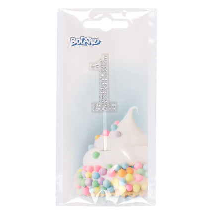 1 Anno Cake topper Diamante 10,5 cm