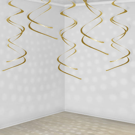 Decorazione da appendere Oro 5 pezzi