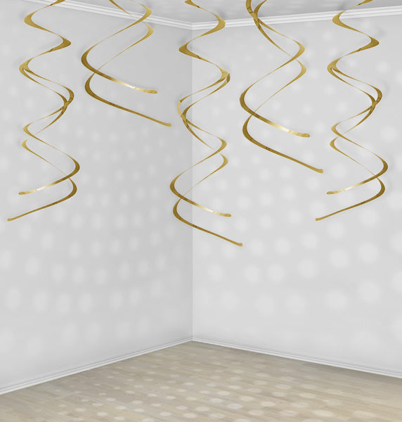 Decorazione da appendere Oro 5 pezzi