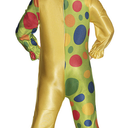 Costume da clown bambino fiore 3/4 anni