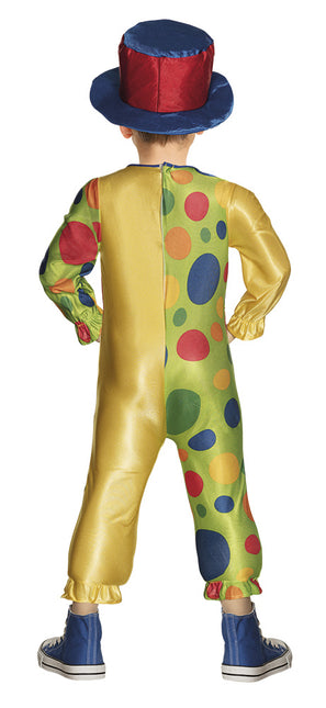 Costume da clown bambino fiore 3/4 anni