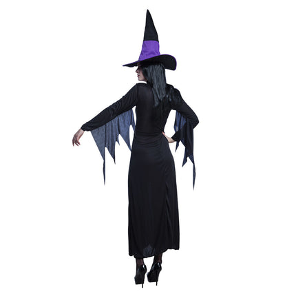 Costume da strega di Halloween viola