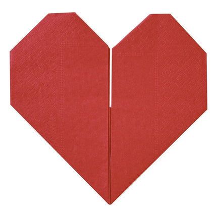 Tovaglioli Origami Cuore 16,5 cm 16 pezzi