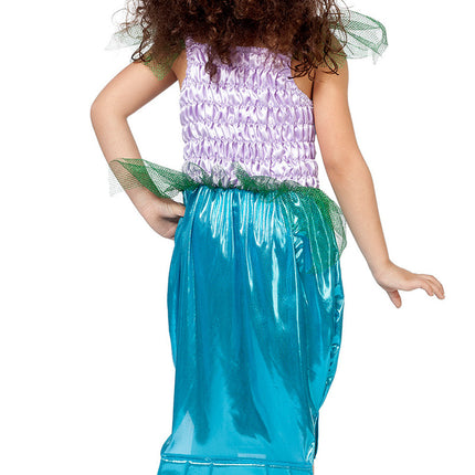 Costume da sirena blu per bambina