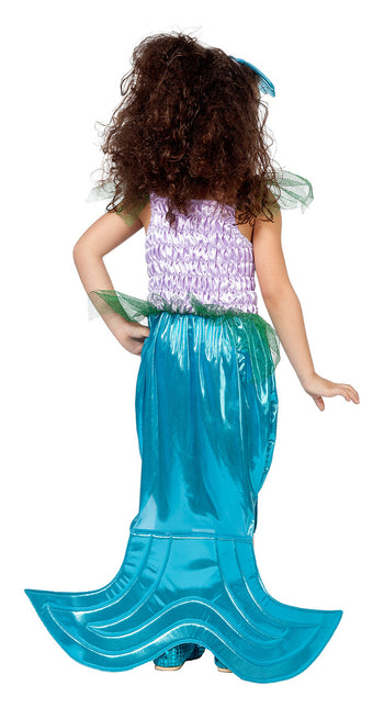 Costume da sirena blu per bambina