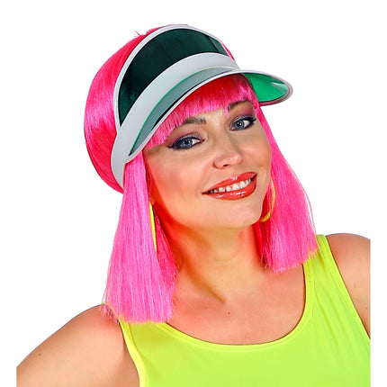 Neon 80S Visiera parasole verde