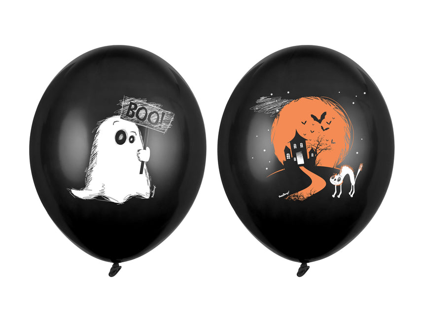 Palloncini Halloween Boo 30cm 50pz