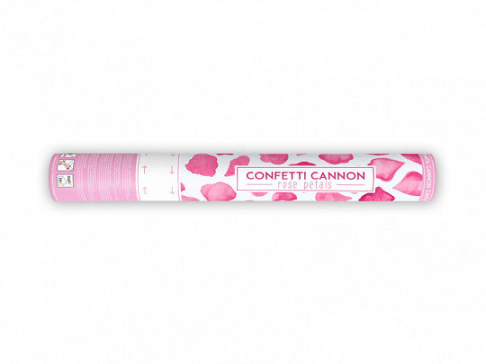 Cannone di coriandoli Petali di rosa 40 cm
