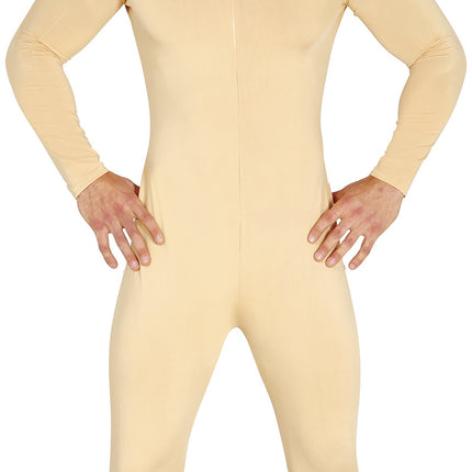 Costume da tuta seconda pelle uomo nudo