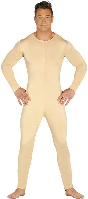 Costume da tuta seconda pelle uomo nudo