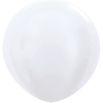 Palloncini Bianco Perla 91cm 2pz