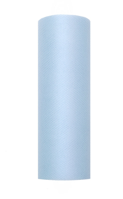 Rotolo di tulle azzurro 15cm 9m