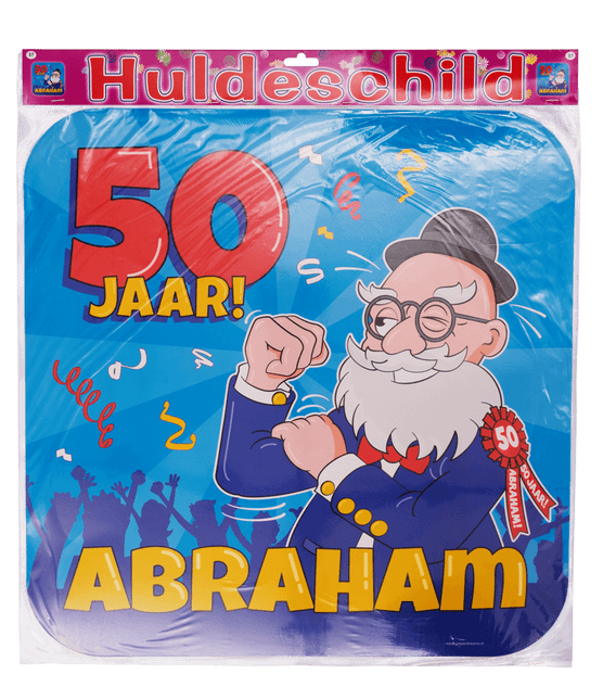 Cartello per porta Abraham Cartoon 50cm