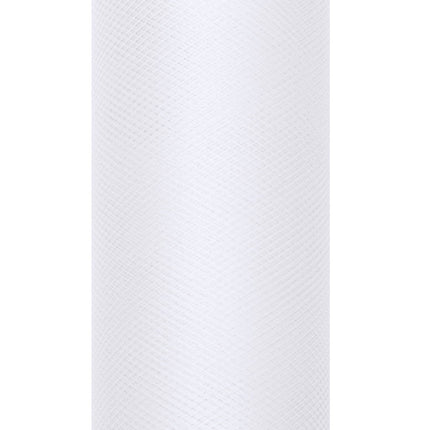 Rotolo di tulle bianco 80cm 9m