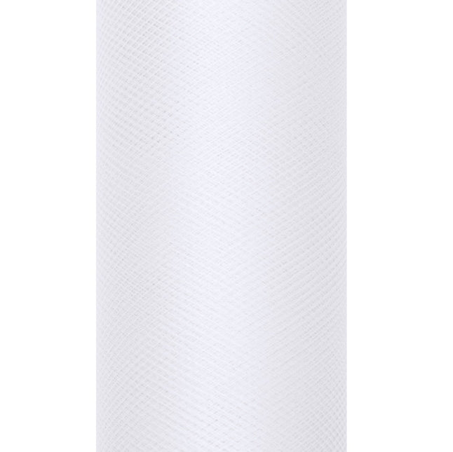 Rotolo di tulle bianco 80cm 9m